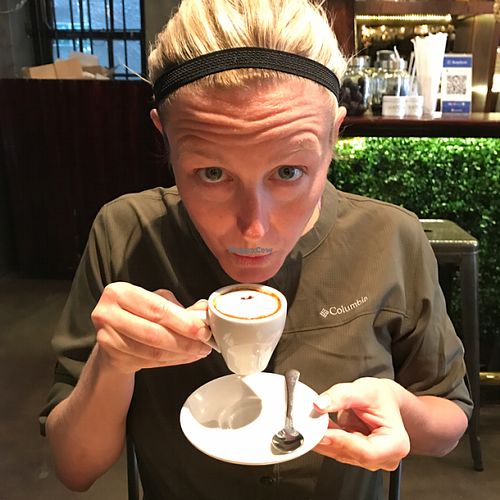 delicious espresso  at The Hungry Herbivore in Western Cape