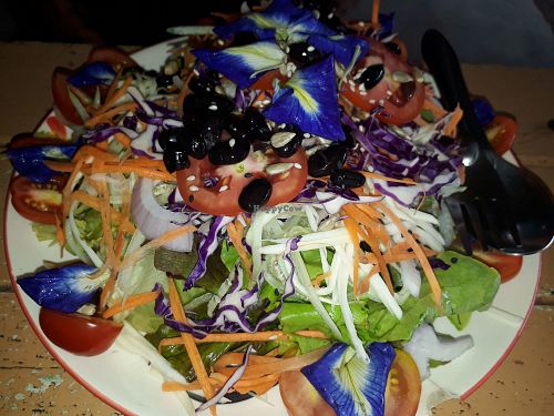 Salad at Pun Pun Market in Chiang Mai