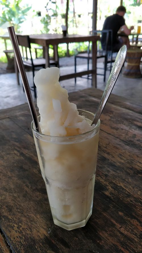 Ginger Lime honey shake at Pun Pun Market in Chiang Mai