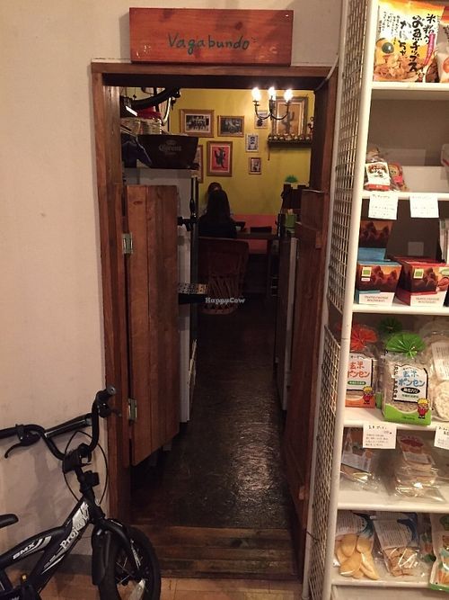 Shop is next to Vegabundo at Poco a Poco Macrobiotic Cafe and Bar in Ishigaki