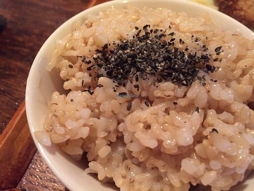 Lunch: rice at Poco a Poco Macrobiotic Cafe and Bar in Ishigaki