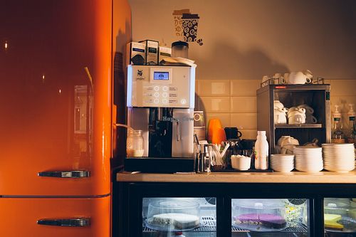 Vegetarian café “Ukrop Flat”. 

In “Ukrop Flat” located on the 7th-line of Vasil’evsky island, you can really feel homey. Every guest can make its own cup of coffee and without constrain enjoy a desert in the fridge, or then relax on the at Cafe Ukrop III in St Petersburg