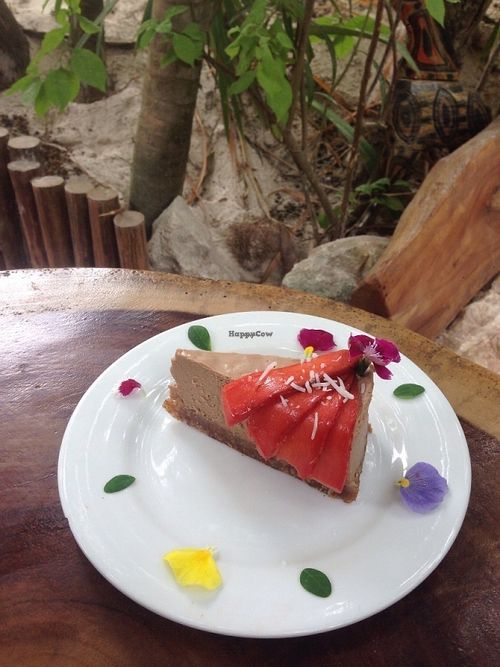 Mamey spice pie at Raw Love - Ahau Tulum Beach in Tulum