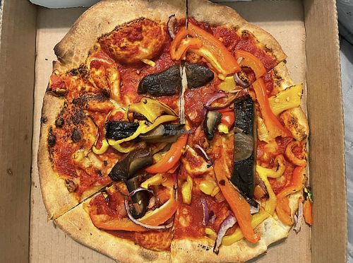 Veggie pizza with no cheese   at Newk's Eatery - Mobile in Mobile