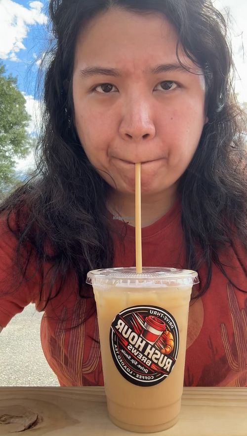 Tropical gridlock latte  at Rush Hour Brews in Chickasaw
