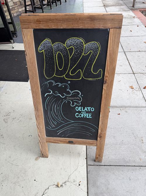 Local artsy and beach vibes  at 1022 Cafe & Gelateria in Oceanside