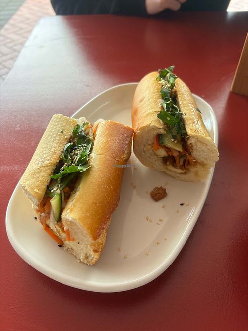 Vegan tofu banh mi at Hanoi Boy in Cambridge