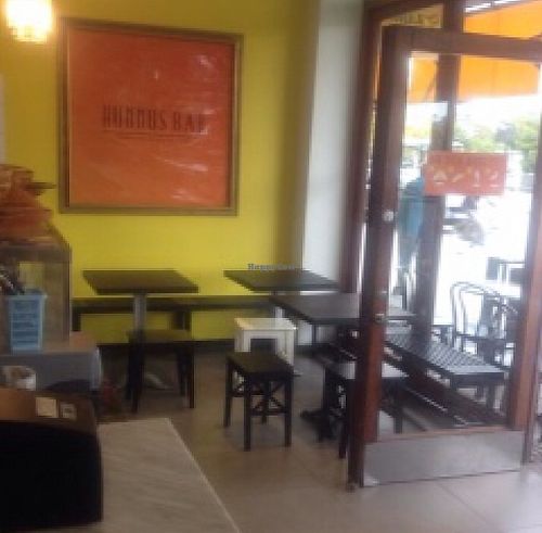 indoors at Hummus Bar in Lund