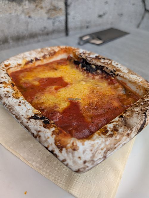 Vegan lasagne at Chez Herman L'Histoire sans Faim in Rochefort