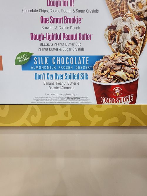 Silk Chocolate Almondmilk at Cold Stone Creamery in Berkeley
