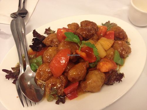 sweet and sour pork at Chanhouse in Doncaster