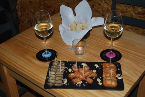 vegan charcuterie platter. Perfect to share! at Pop 101 in Porto