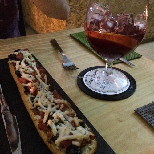 Vegan Bruschetta at Pop 101 in Porto