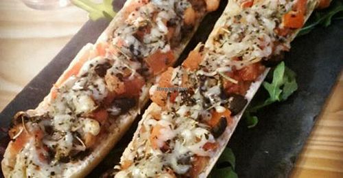 POP 101's Vegan Bruschetta at Pop 101 in Porto