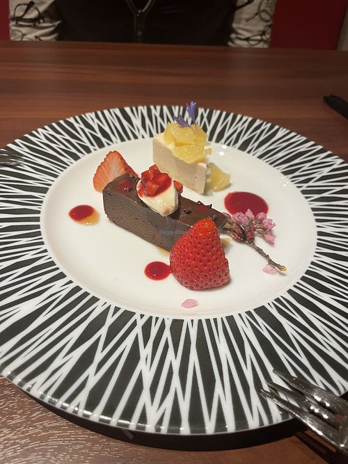 Cake of the day (though they gave us two!)  at Little-Heaven in Kyoto