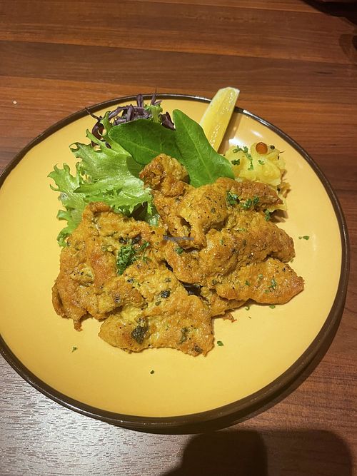 Sautéed soy meat  at Little-Heaven in Kyoto