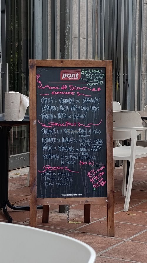 Menú del día (variable) at Cantina LAB Can Batlló in Barcelona