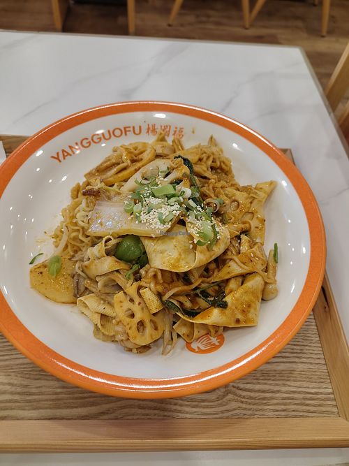 Mala with Tofu, Lotus, Cabbage and Noodles at YANGGUOFU MALATANG Frankfurt 法兰杨国福 in Frankfurt