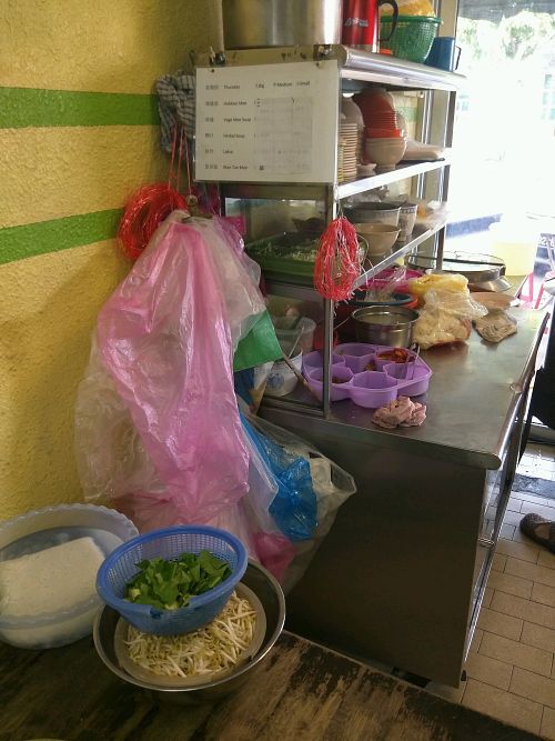 The made to order hawker food at Heng Xin Vegetarian in Penang