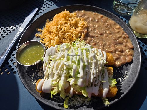 Flautas papas at La Nieta Vegan Cafe & Market in Chicago