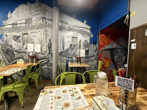Decor   at Saigon St Food in Southbank