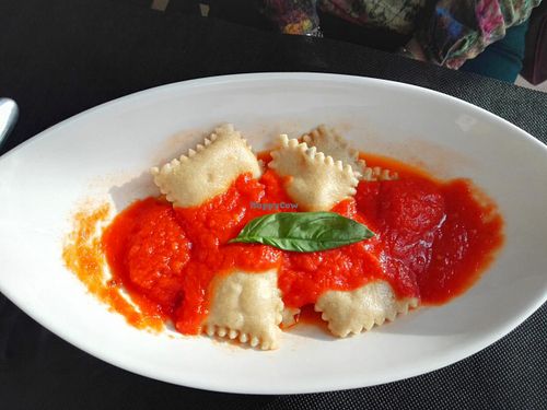 Pasta pomodoro at Cor Verd in Igualada
