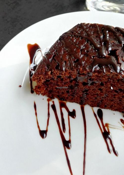 Chocolate Cake at Cor Verd in Igualada