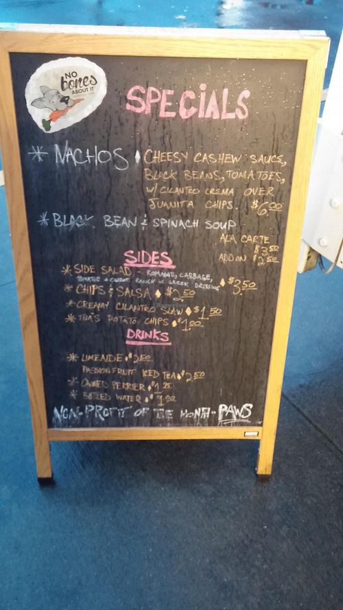 More menu items at No Bones About It - Food Truck in Seattle