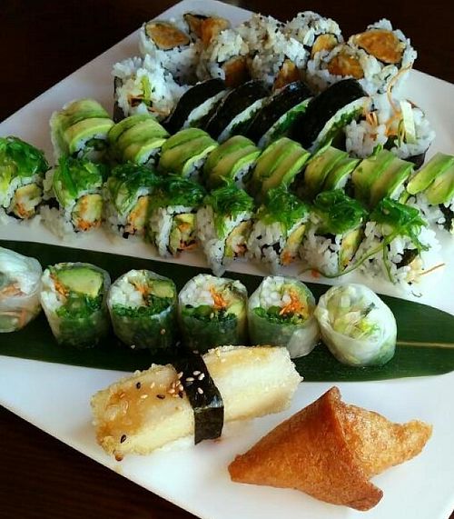 Beautiful vegan rolls from Sushiko! at Sushiko in Jacksonville