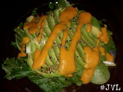 Avacado Salad with Vegan Ginger Dressing at Sushiko in Jacksonville