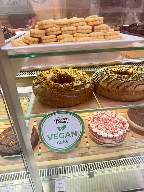 3 plant-based cakes: chocolate walnut, coconut, apple pie  at Wooden Bakery - Hazmieh in Hazmiyeh
