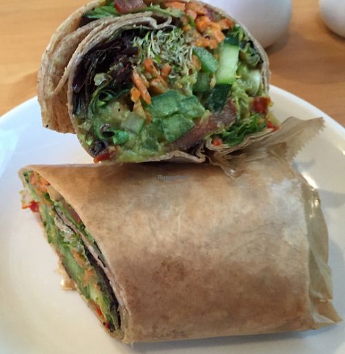 veggie wrap at Green Cup Cafe in Fort Myers