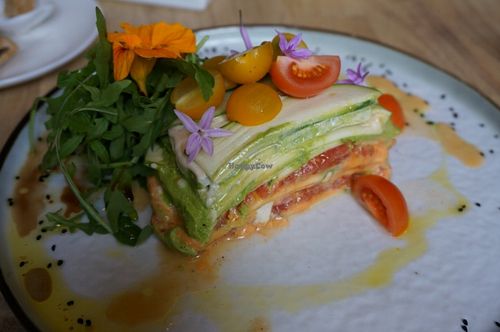 Main Dish: Raw Lasagna (Vegan) at Reliva in Bruges