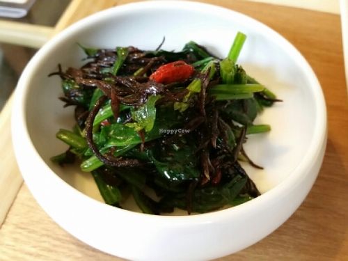 seaweed dish at Smoothie etc. in Kyoto