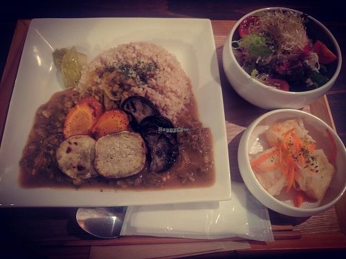 set lunch for 1000 yen, great deal and very fulling  at Smoothie etc. in Kyoto