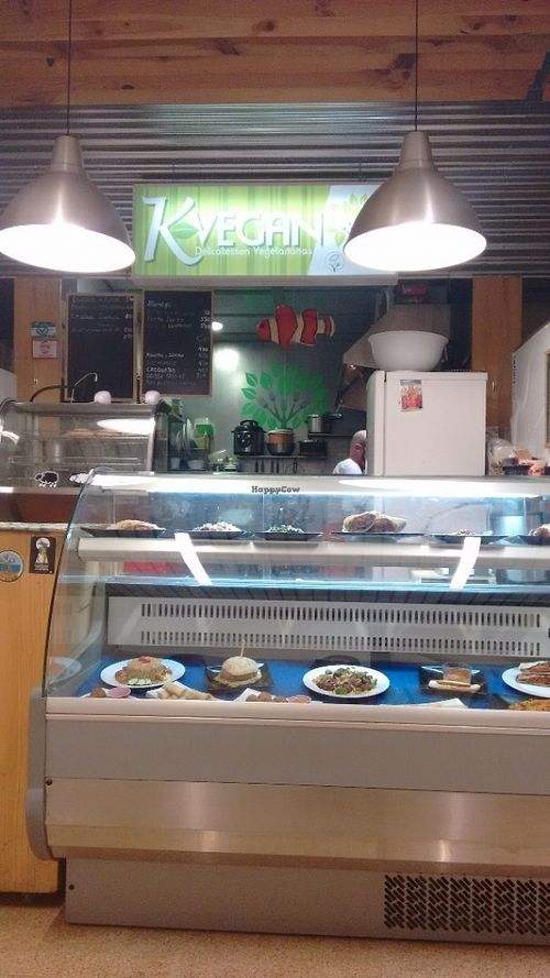 Up the stairs and towards the back you find this! at kVegan in Tenerife