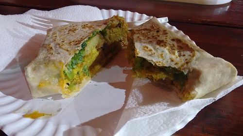 Best option in my opinion, the Feliz Pollo wrap! at kVegan in Tenerife