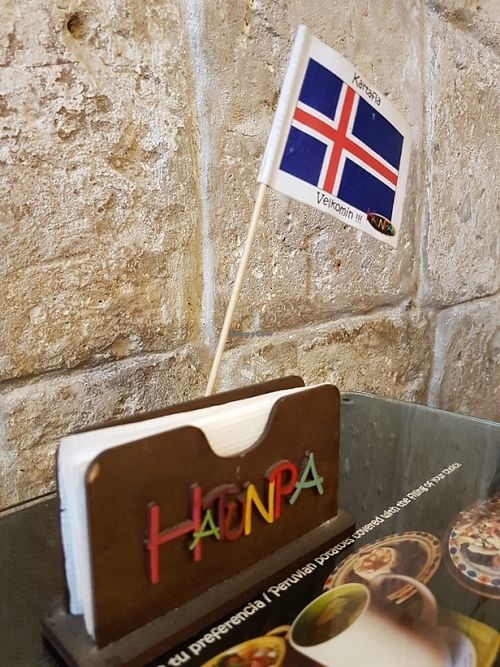 They even had the Icelandic flag at Hatunpa in Arequipa
