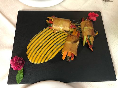 Main vegan course  at La Polveriera in Pontedera