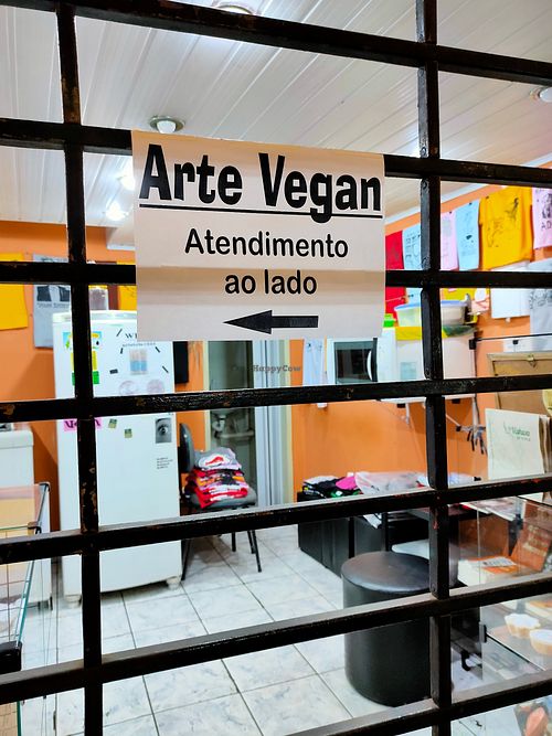 Noone here at Arte Vegan in Sao Paulo