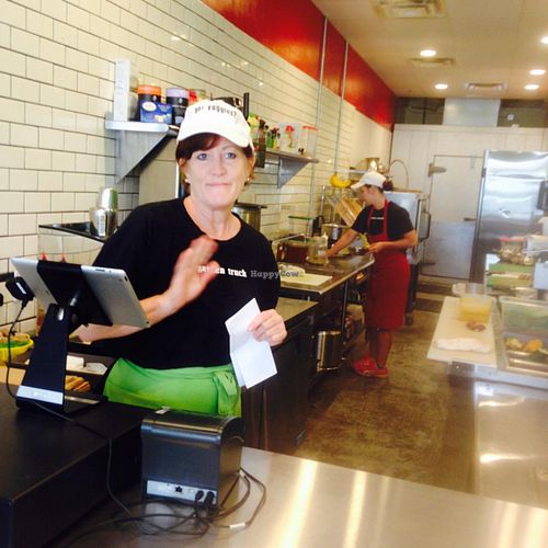 owner.... great lady.  at Garden Truck in Jacksonville