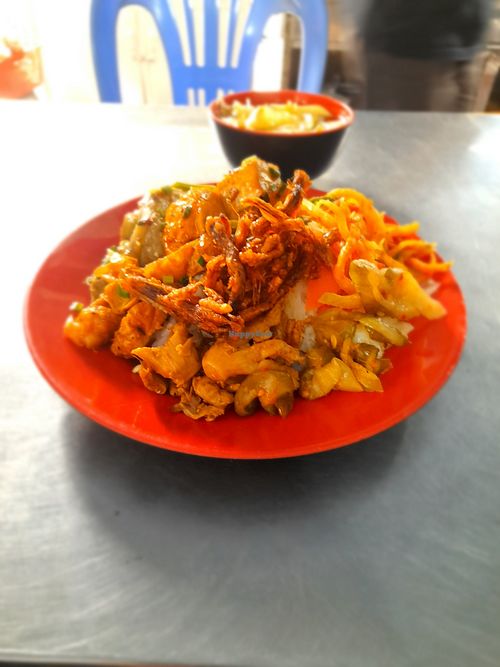 Can't speak Vietnamese? Just point to the various vegan items at Quán Cơm Chay Việt in Ho Chi Minh City