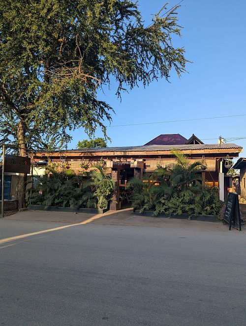 Nice outdoor patio seating at Hanoi House Nungwi in Zanzibar