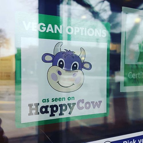 Proud to be accepted into the vegan community! at Blue Grill in Milford