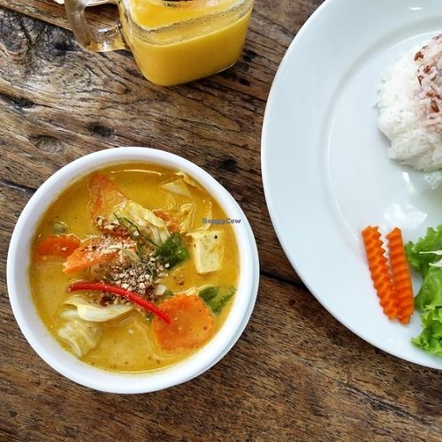 red curry made pure veg at PP Arcade in Koh Phi Phi