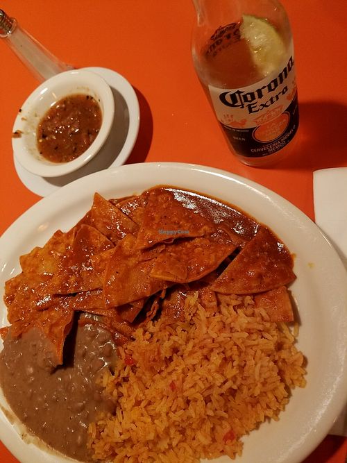 Vegan Chilaquiles.  at Casa Barreto in Fontana