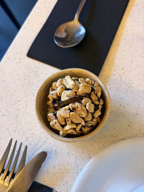 Snickers ball  at NOLA KITCHEN in Porto