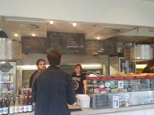 menu at Chwast Food in Warsaw