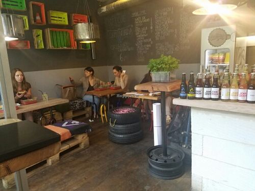 inside at Chwast Food in Warsaw