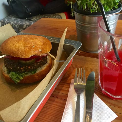 mb and watermelon lemonade  at Chwast Food in Warsaw